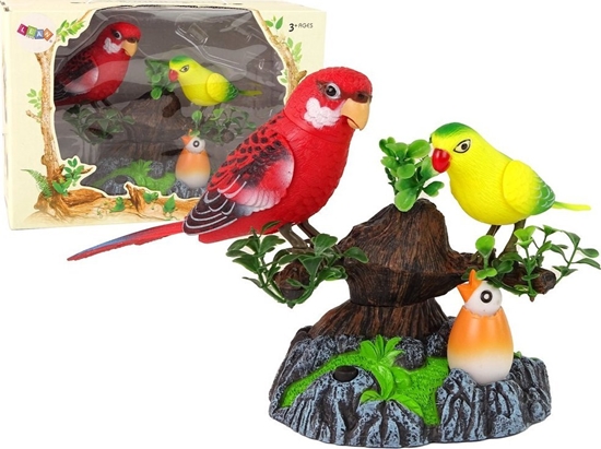 Picture of LeanToys piewajce Ruchome Papuki Drzewo Kolorowe