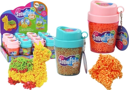 Picture of LeanToys Squishy Kulki Styropianowe Masa w Kubeczku Pomaraczowy