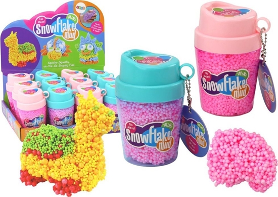 Picture of LeanToys Squishy Kulki Styropianowe Masa w Kubeczku Róowy LEAN TOYS