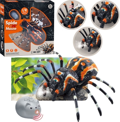 Picture of LeanToys Zdalnie Sterowany Pajk Tarantula Podczerwie Czarny R/C ST
