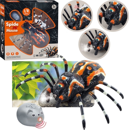 Picture of LeanToys Zdalnie Sterowany Pajk Tarantula Podczerwie Czarny R/C ST