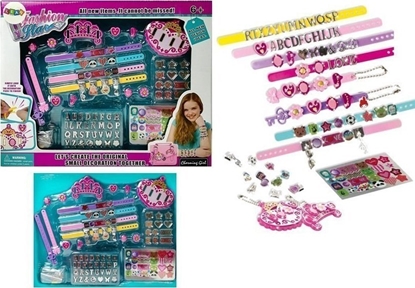Picture of LeanToys Zestaw do Biuterii Bransoletek Zawieszek Literki DIY