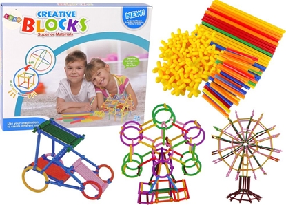 Picture of LeanToys Zestaw Do Budowania Klocki Konstrukcyjne Patyczki Do Ukadania Somki