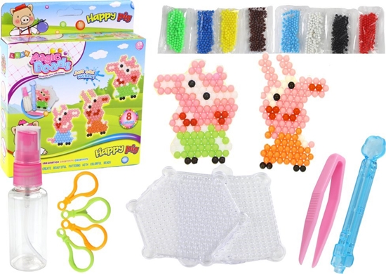 Picture of LeanToys Zestaw Koralików Wodnych DIY Magiczne Koraliki 8 Kolorów winki