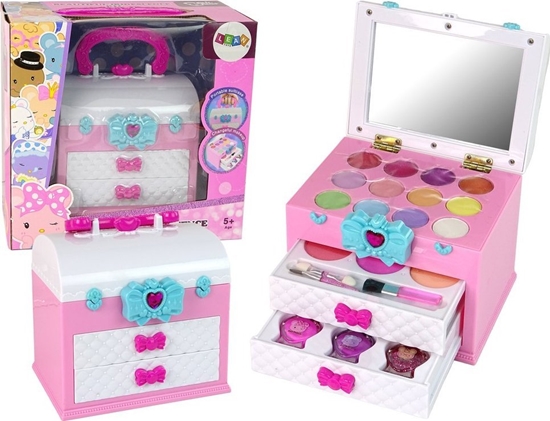 Picture of LeanToys Zestaw Piknoci w Walizce Róowy Biay