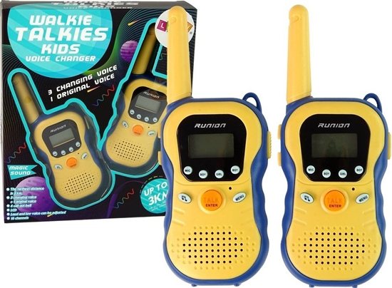 Picture of LeanToys Zestaw Walkie Talkies Krótkofalówki Dla Dzieci óte 2 Szt.