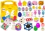 Изображение LeanToys Zestaw Zabawek Wielkanocnych Fidget Toys Antystresowe 36 Elementów