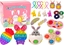 Picture of LeanToys Zestaw Zabawek Wielkanocnych Fidget Toys Pop It 25 Elementów