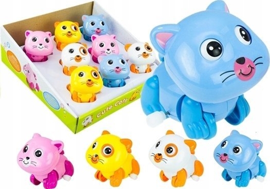 Picture of LeanToys Zwierztka Nakrcane Kotki Chodz Ruszaj Ogonem LEAN Toys