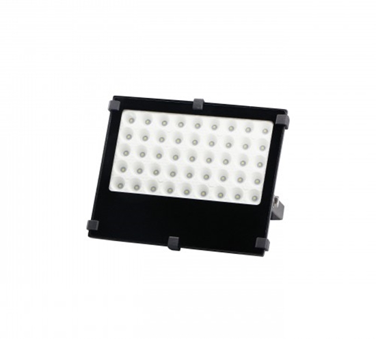 Picture of LED "Slim" sērijas Prožektors 50W 105lm/w 4500K Melns ar iebūvētu mikroviļņu sensoru