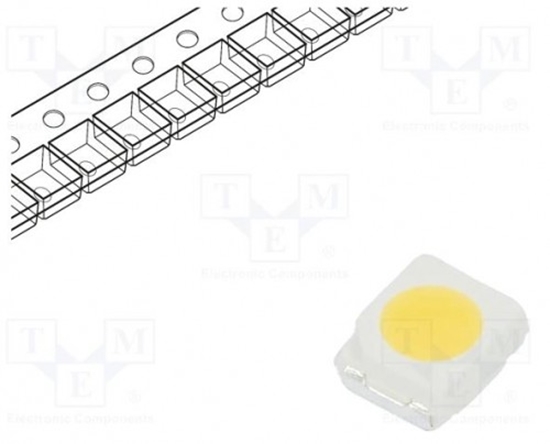 Picture of LED | SMD | 3528,PLCC2 | balts auksts | 5÷9lm | 4650-5350K | 90 | 120° | 20mA