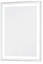 Attēls no Lustro Nedis LED mirror HARMONY, 80 x 60 cm, 4000K, 18W, 2002Lm, IP44