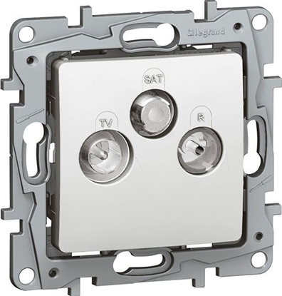 Изображение Legrand Gniazdo antenowe NILOE RTV-SAT kocowe 10dB biae (764565)