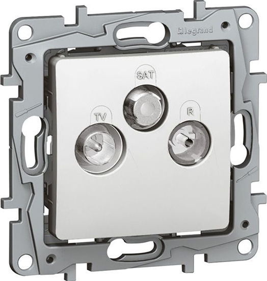 Изображение Legrand Gniazdo antenowe NILOE RTV-SAT kocowe 10dB biae (764565)