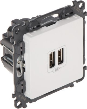 Picture of Legrand GNIAZDO ADOWANIA LE-753112 Valena Life 2 PORTY USB 2.4A/5V LEGRAND