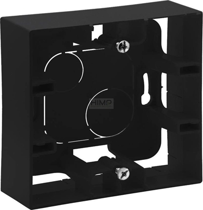 Picture of Legrand Puszka natynkowa Legrand Niloe Step 863597 pojedyncza czarna