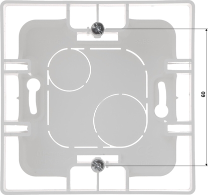 Picture of Legrand PUSZKA NATYNKOWA POJEDYNCZA LE-664798 Niloe LEGRAND