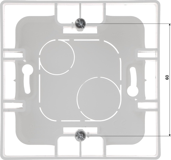 Picture of Legrand PUSZKA NATYNKOWA POJEDYNCZA LE-664798 Niloe LEGRAND