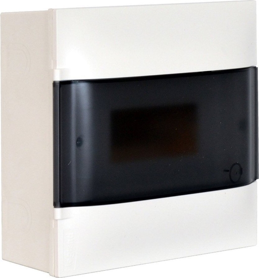 Picture of Legrand Rozdzielnica moduowa Legrand Practibox S 134218 natynkowa 1x8 moduów IP40 drzwi przezroczyste