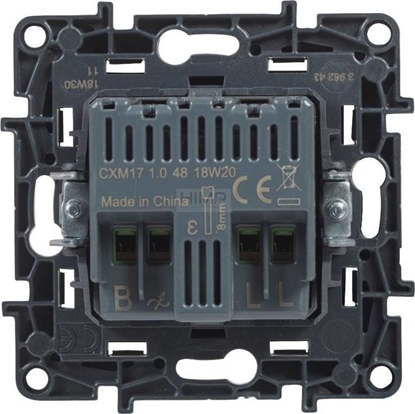 Изображение Legrand ciemniacz obrotowy Legrand Niloe Step 863552 do arówek i halogenów 5-300W czarny