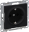 Picture of Legrand SUNO - Gniazdo SCHUKO 2P+Z - 16 A - 250 V~ - z przeson - zaciski automatyczne, Czarny - Legrand 721420 himp