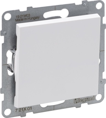 Picture of Legrand SUNO - acznik jednobiegunowy - 10 AX - 250 V~ - zaciski automatyczne, Biay - Legrand 721101 himp