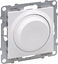 Изображение Legrand SUNO - ciemniacz obrotowy - 240 V~ - 50 Hz - 5 - 75 W ( 10 lamp maks.) dla lamp LED z opcj ciemniania - bez zacisku neutralnego, Biay - Legrand 721179 himp
