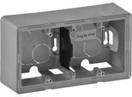 Picture of Legrand VALENA LIFE Puszka natynkowa podwójna aluminium (754212)