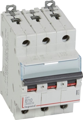 Picture of Legrand Wycznik nadprdowy 3P B 10A 6kA S303 DX3 407559
