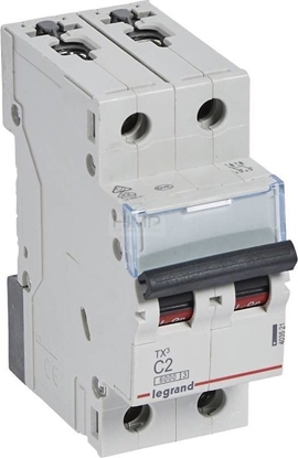 Picture of Legrand Wycznik nadprdowy S302 C2 TX3 2A 6kA 403521