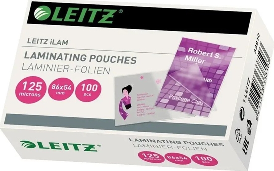 Изображение Leitz Leitz EVA 54 x 86mm, Transparent, 86 mm, 54 mm, 100 pc(s)