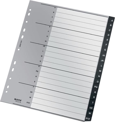 Attēls no Leitz Przekadki PP Leitz Recycle A4 Maxi A-Z czarne