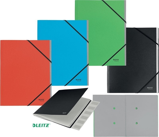 Picture of Leitz Teczka A4 z 6 przegrdkami zielona