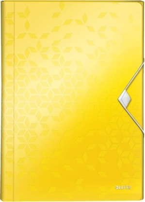 Attēls no Leitz Teczka PP z gumk Leitz Wow A4 6 przegródek, ÓTY