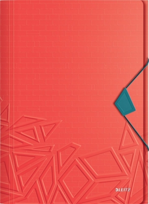 Attēls no Leitz TECZKA Z ZAK� URBAN CHIC A4 PP CZERWONA