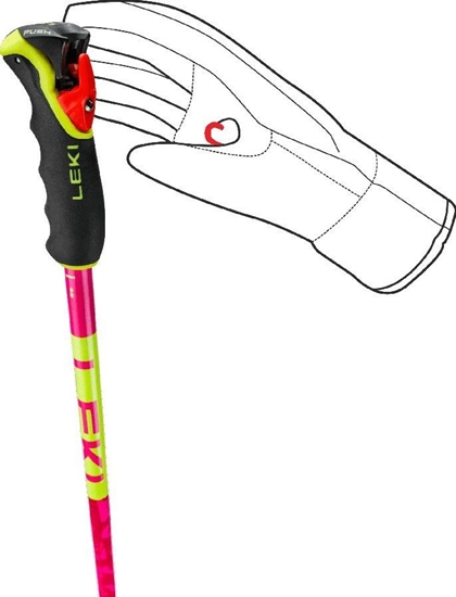 Изображение LEKI KIJE 3D SPITFIRE pink 125