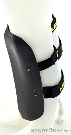 Picture of LEKI OCHRANIACZ goleni Carbon Railroad Race Short black-neonyellow