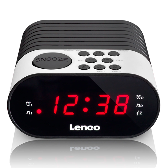 Picture of Lenco CR-07 White Radio clock