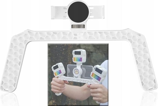 Picture of LensGo Uchwyt Grip Stabilizator do Telefonu Smartfona Telefon 3x Stopka ISO LensGo / L3 / Biay