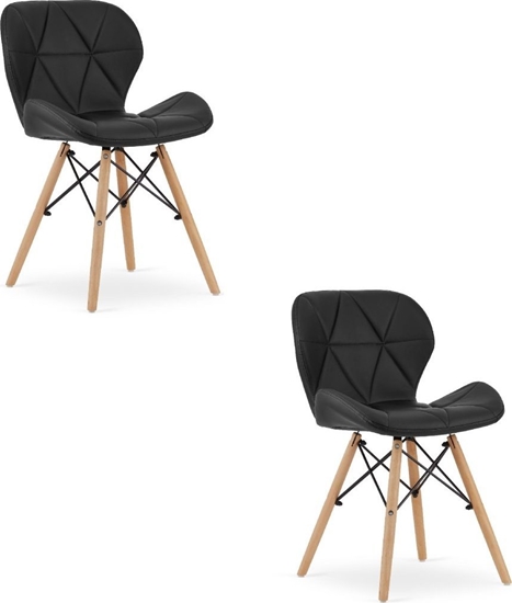 Изображение Leobert Krzeso LAGO ekoskóra - czarne x 2