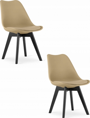 Изображение Leobert Krzeso MARK - ciemny be / nogi czarne x 2
