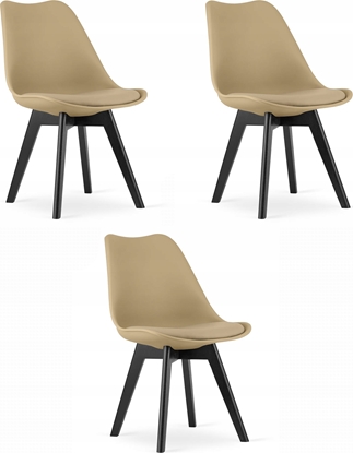 Изображение Leobert Krzeso MARK - ciemny be / nogi czarne x 3