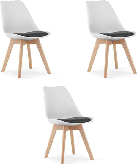 Изображение Leobert Krzeso MARK biao czarne / nogi naturalne x 3