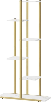 Attēls no Leobert Rega kwietnik 6 póek - marmur / nogi zote