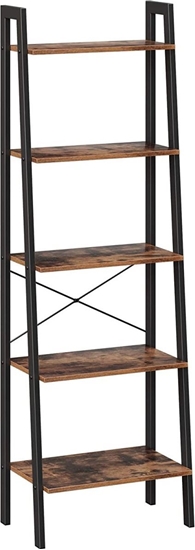 Picture of Leobert Rega w stylu rustykalnym 5 póek metalowy stela loft