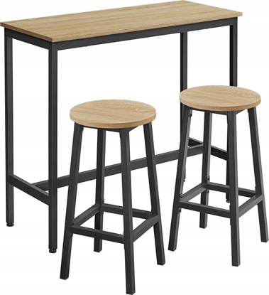 Attēls no Leobert Stó Barowy + 2 Taborety - sonoma - LBT219B11