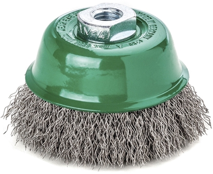 Attēls no Lessmann Kopbørste. Bølget 100mm M14 RF 0,35