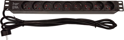 Attēls no Lexi-NET 19" rozvodný panel LEXI-Net 9x230V, kabel 3m, 1U