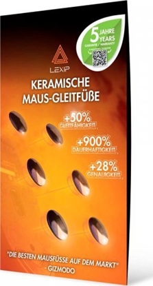 Attēls no Lexip LEXIP Gaming MO42 V2 Ceramic Mouse Glider DE PC/MAC