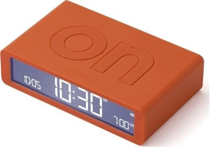 Picture of Lexon Flip Classic Double-Sided Alarm Clock Orange/Orange